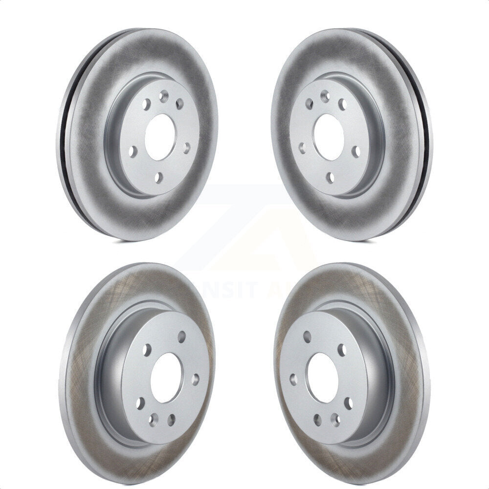 Front Rear Coated Disc Brake Rotors Kit For Chevrolet Cruze Sonic Limited KG-100743