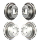Front Rear Coated Disc Brake Rotors Kit For Chevrolet Express 4500 GMC Savana KG-101225