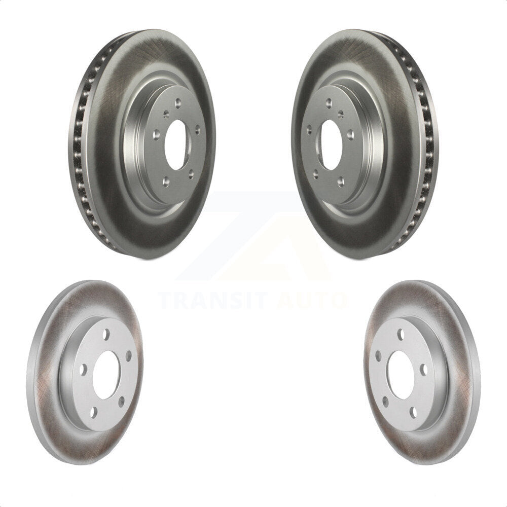 Front Rear Coated Disc Brake Rotors Kit For Chevrolet Impala Limited KG-100726