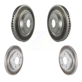 Front Rear Coated Disc Brake Rotors Kit For Chevrolet Impala Limited KG-100726