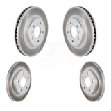 Front Rear Coated Disc Brake Rotors Kit For Chevrolet Impala Limited KG-100729