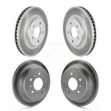 Front Rear Coated Disc Brake Rotors Kit For Chevrolet Impala Monte Carlo KG-100730