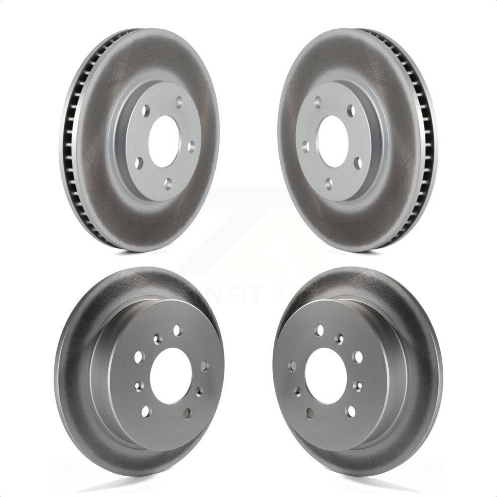 Front Rear Coated Disc Brake Rotors Kit For Chevrolet Impala Monte Carlo Oldsmobile Intrigue KG-101736