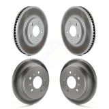 Front Rear Coated Disc Brake Rotors Kit For Chevrolet Impala Monte Carlo Oldsmobile Intrigue KG-101736