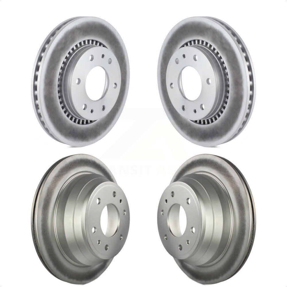 Front Rear Coated Disc Brake Rotors Kit For Chevrolet Trailblazer GMC Envoy Buick Rainier Isuzu Ascender KG-100724