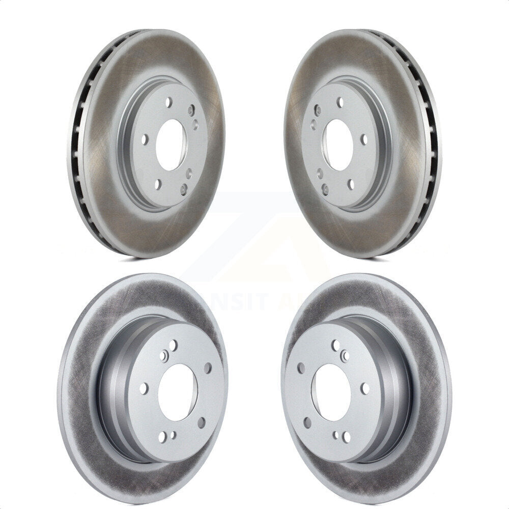 Front Rear Coated Disc Brake Rotors Kit For Chrysler Crossfire Mercedes-Benz SLK320 SLK280 SLK300 KG-100887