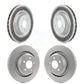 Front Rear Coated Disc Brake Rotors Kit For Dodge Charger Chrysler 300 Challenger Magnum KG-100837