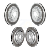 Front Rear Coated Disc Brake Rotors Kit For Dodge Charger Chrysler 300 Challenger Magnum KG-100838