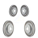 Front Rear Coated Disc Brake Rotors Kit For Dodge Charger Pursuit KG-101578