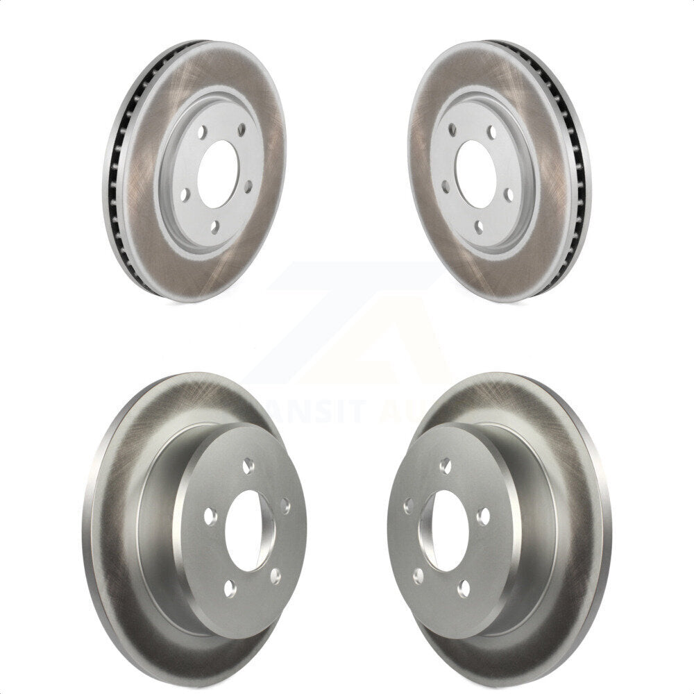 Front Rear Coated Disc Brake Rotors Kit For Dodge Grand Caravan Chrysler Town & Country Voyager KG-100827