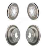 Front Rear Coated Disc Brake Rotors Kit For Dodge Grand Caravan Chrysler Town & Country Voyager KG-100827