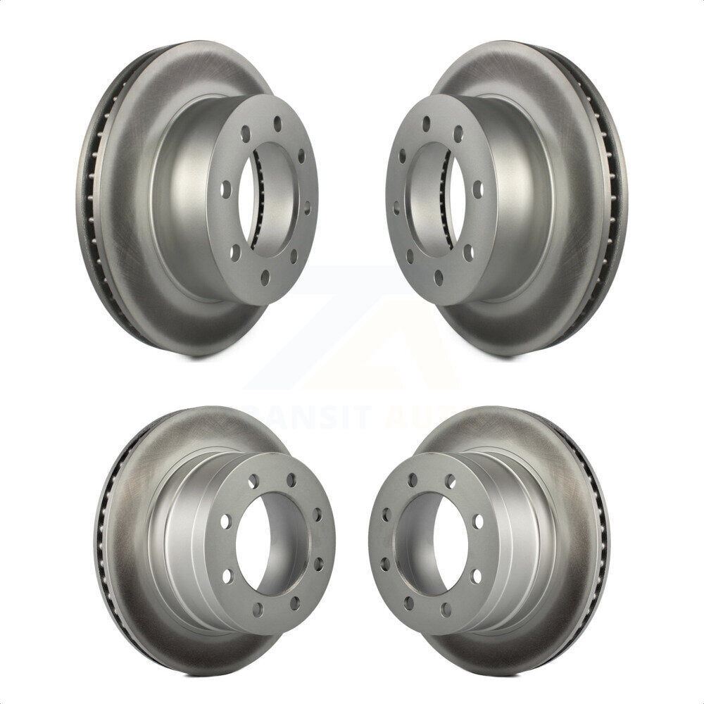Front Rear Coated Disc Brake Rotors Kit For Dodge Ram 2500 1500 3500 KG-100829
