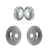 Front Rear Coated Disc Brake Rotors Kit For Ford Escape Lincoln MKC KG-101052