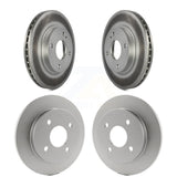 Front Rear Coated Disc Brake Rotors Kit For Ford Fiesta KG-100800
