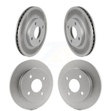 Front Rear Coated Disc Brake Rotors Kit For Ford Focus KG-100761