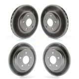 Front Rear Coated Disc Brake Rotors Kit For Ford Focus KG-100801