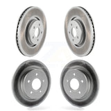 Front Rear Coated Disc Brake Rotors Kit For Ford Focus ST KG-100814