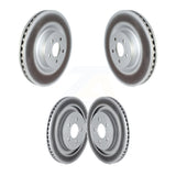 Front Rear Coated Disc Brake Rotors Kit For Ford Mustang KG-101545