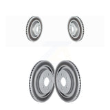 Front Rear Coated Disc Brake Rotors Kit For Ford Mustang KG-101546