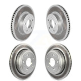 Front Rear Coated Disc Brake Rotors Kit For Ford Ranger Mazda B4000 KG-100767
