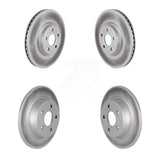 Front Rear Coated Disc Brake Rotors Kit For Ford Transit Connect KG-101531