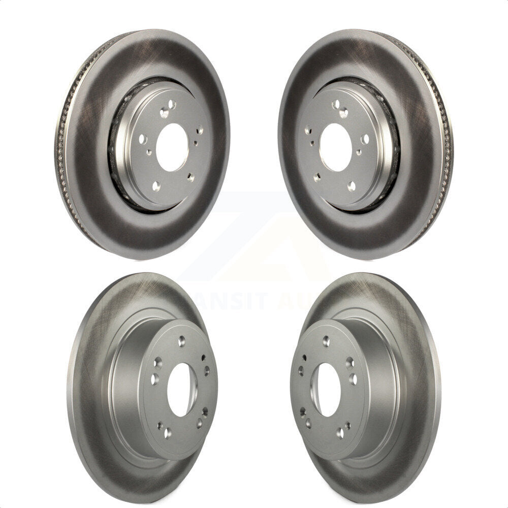 Front Rear Coated Disc Brake Rotors Kit For Honda Accord Acura ILX KG-101200