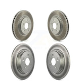 Front Rear Coated Disc Brake Rotors Kit For Honda CR-V KG-101292