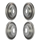 Front Rear Coated Disc Brake Rotors Kit For Honda Civic Acura ILX CSX KG-100884