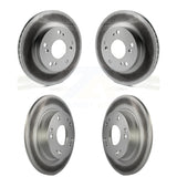 Front Rear Coated Disc Brake Rotors Kit For Honda Civic Acura ILX KG-101154