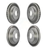 Front Rear Coated Disc Brake Rotors Kit For Honda Civic KG-100912