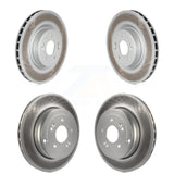 Front Rear Coated Disc Brake Rotors Kit For Hyundai Genesis Coupe KG-101122