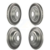 Front Rear Coated Disc Brake Rotors Kit For Hyundai Genesis Coupe KG-101123