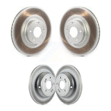 Front Rear Coated Disc Brake Rotors Kit For Hyundai Genesis KG-101264