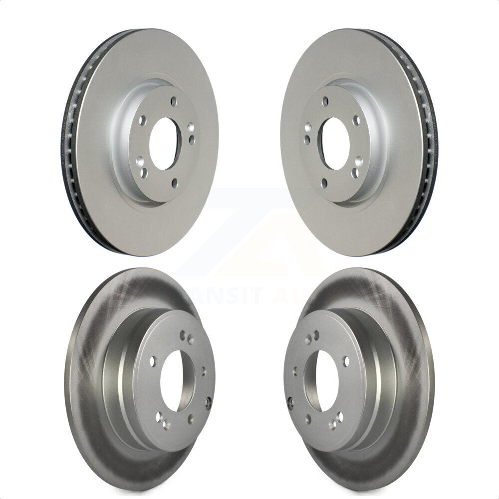 Front Rear Coated Disc Brake Rotors Kit For Hyundai Sonata Kia Optima KG-101019
