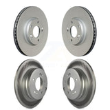 Front Rear Coated Disc Brake Rotors Kit For Hyundai Sonata Kia Optima KG-101019