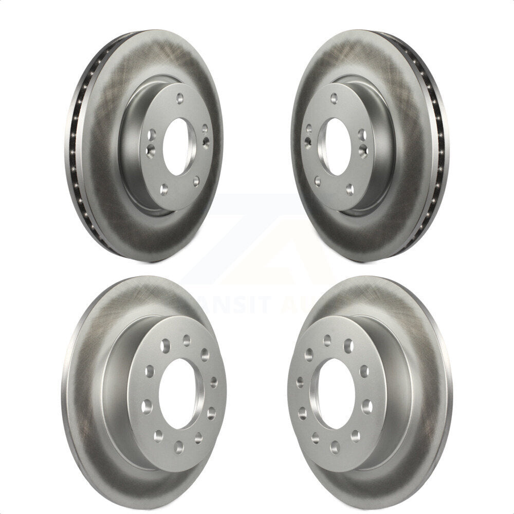 Front Rear Coated Disc Brake Rotors Kit For Hyundai Tiburon KG-100919