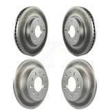 Front Rear Coated Disc Brake Rotors Kit For Hyundai Tiburon KG-100919
