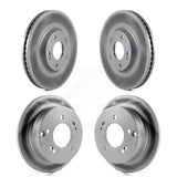 Front Rear Coated Disc Brake Rotors Kit For Hyundai XG350 KG-100956