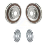 Front Rear Coated Disc Brake Rotors Kit For INFINITI QX50 QX55 KG-101302