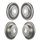 Front Rear Coated Disc Brake Rotors Kit For Infiniti Q45 M45 INFINITI KG-100934