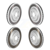 Front Rear Coated Disc Brake Rotors Kit For Jaguar F-Pace Land Rover Range Velar KG-101706