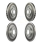 Front Rear Coated Disc Brake Rotors Kit For Jeep Cherokee Chrysler 200 KG-100861