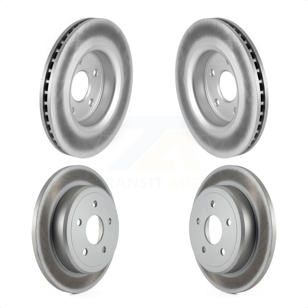 Front Rear Coated Disc Brake Rotors Kit For Jeep Grand Cherokee Commander KG-100836