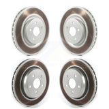 Front Rear Coated Disc Brake Rotors Kit For Jeep Grand Cherokee Dodge Durango KG-101385