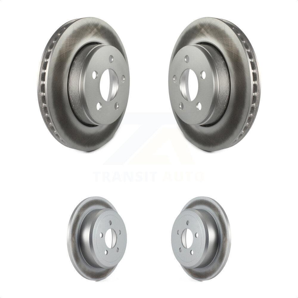 Front Rear Coated Disc Brake Rotors Kit For Jeep Liberty Dodge Nitro KG-100845