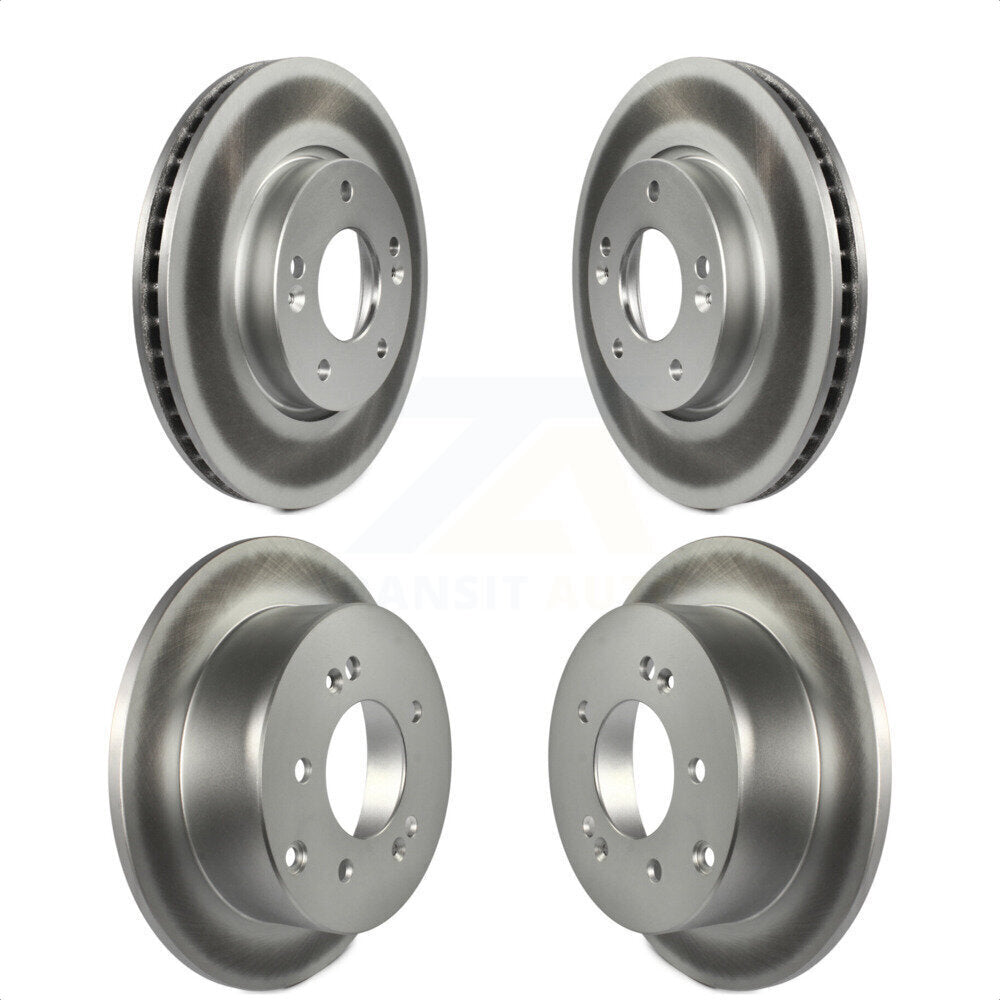 Front Rear Coated Disc Brake Rotors Kit For Kia Forte Soul Koup Forte5 KG-101121