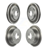 Front Rear Coated Disc Brake Rotors Kit For Kia Forte Soul Koup Forte5 KG-101121