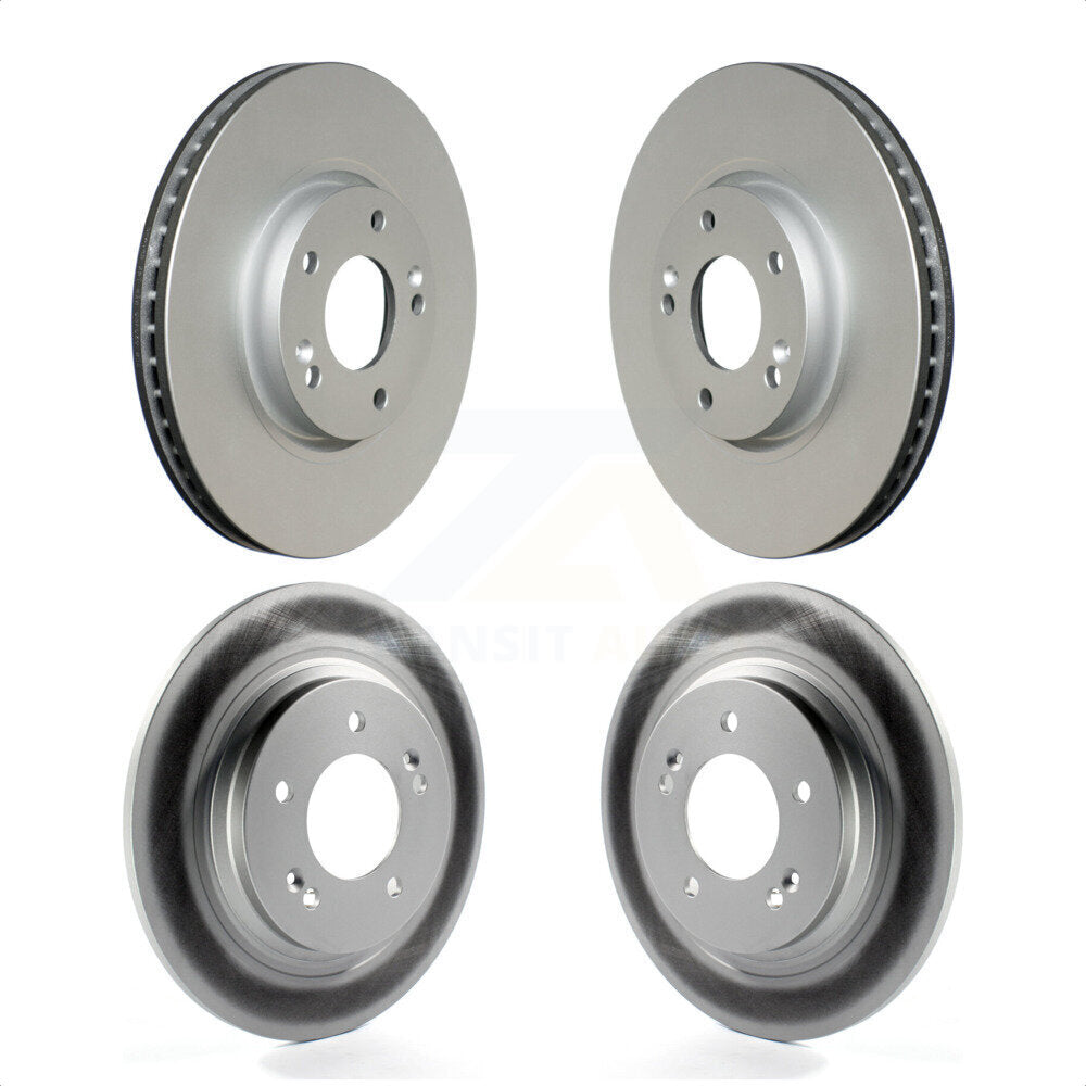 Front Rear Coated Disc Brake Rotors Kit For Kia Optima Hyundai Sonata Soul EV KG-101023