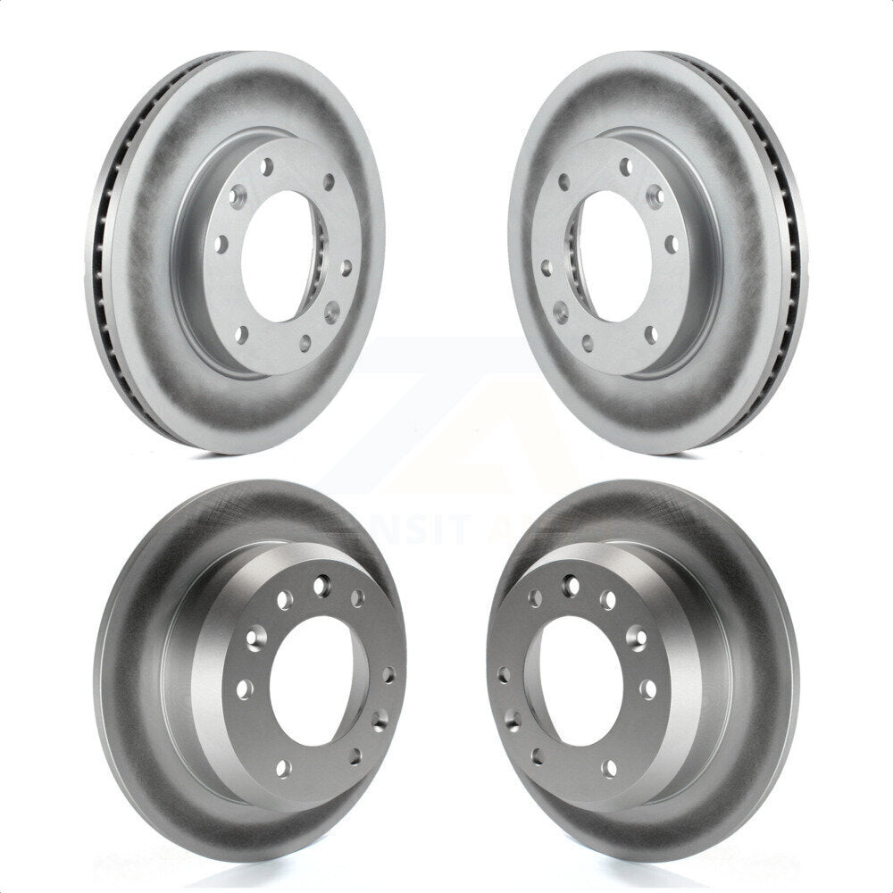 Front Rear Coated Disc Brake Rotors Kit For Kia Sedona Hyundai Entourage KG-101025