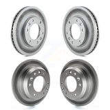 Front Rear Coated Disc Brake Rotors Kit For Kia Sedona Hyundai Entourage KG-101025